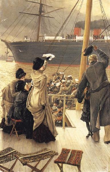 James Tissot Good-bye-On the Mersey China oil painting art